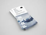 DL flyer printing Dubai close-up of colour and finish