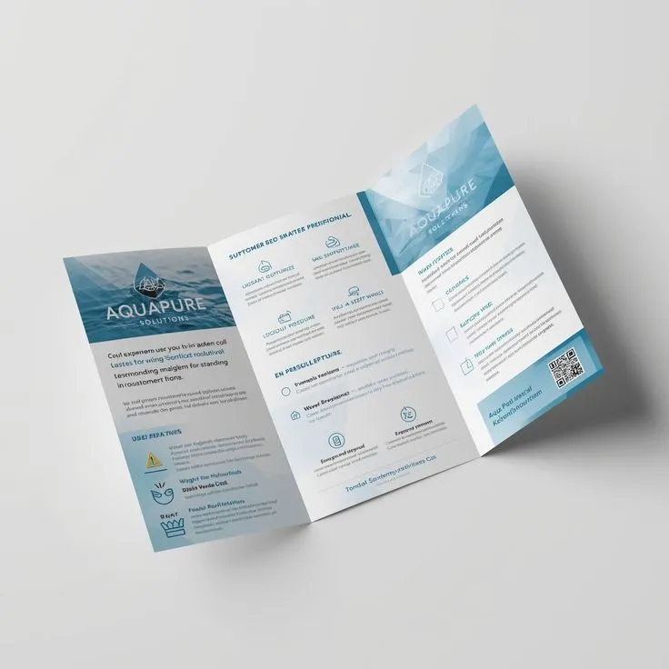 Tri-fold brochure printing Dubai front cover